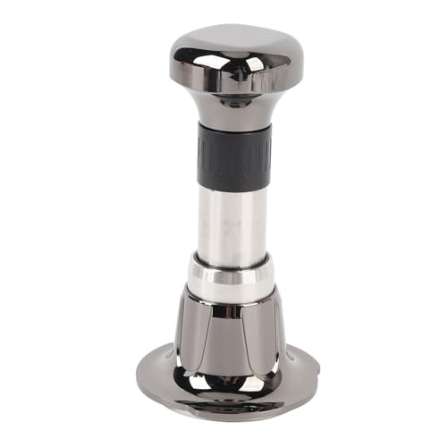 Automatic Impact Coffee Tamper Stainless Steel Auto Rebound Adjustable Constant Pressure Vertical Balance 30lb Coffee Tamper for Baristas and Home Brewers (51mm) von Holigie