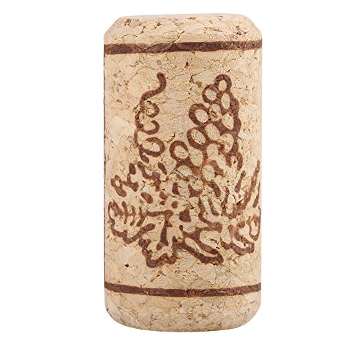 Holigie 100 corks,22 44mm solid wood wine bottle sealer reusable environmentally friendly corks suitable for home winemaking wine storage and DIY crafts von Holigie