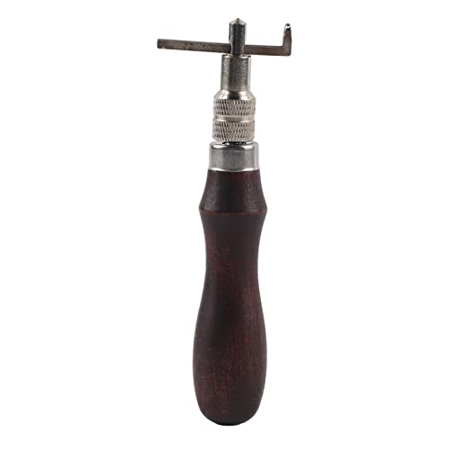 Holigie Leather Edge Notcher and Sewing Tool,Adjustable Depth Notcher Professional Grade Stainless Steel Comfortable Grip Suitable for DIY Leather Craft Saddlery and Shoemaking Holigie Leather Edge Notcher and Sewing Tool,Adjustable Depth Notcher Professional Grade Stainless Steel Comfortable Grip Suitable for DIY Leather Craft Saddlery and Shoemaking von Holigie