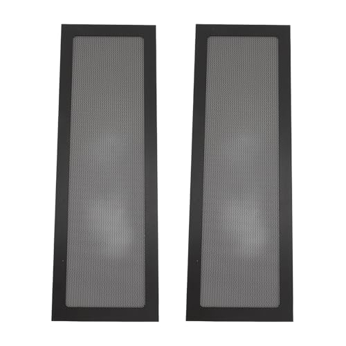 Holigie Magnetic PC Lüfter Staubbildschirm 2 Pack, 72 x 14,17 Zoll Fine Mesh PVC Computer Hülle Lüfterabdeckung für CPU Kühler PSU -Kühlsystem Staubbildschirm (Black) von Holigie