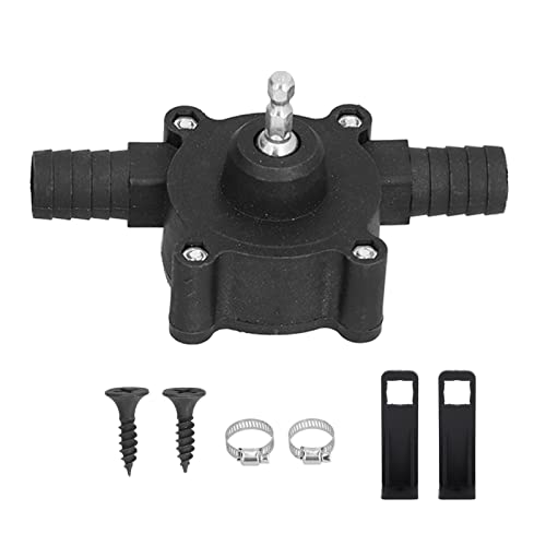 Holigie tragbare elektrische Bohrmaschine Pumpe hohe Fluss Wassertransferpumpe für Gartenbewässerung Aquariumpool RV able Handheld Mini-Pumpe mit schnellem Anschluss für Zuhause von Holigie