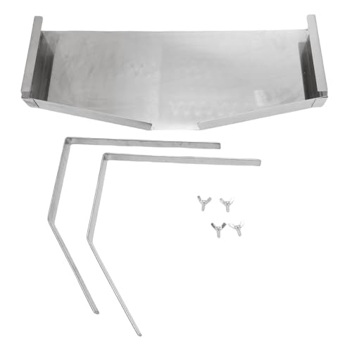 Honeycomb Frame Display Stand Bienenstufe Support -Rahmen für die Bienenzucht, geeignet für Apiaries, Restaurants, Bäckereien und Cafés Silber Finish von Holigie