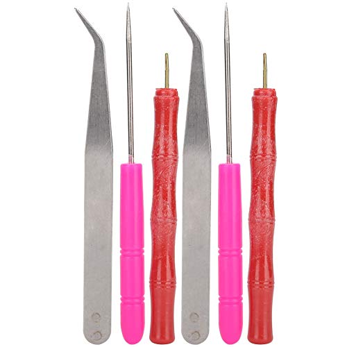 Paper Quilling Tool Kit Hand gerollte Papierstift geschlitzte Stift Pinzetten DIY Bastel Set für Anfänger karten Dekorationen Material 2 Sets 6 Teile von Holigie