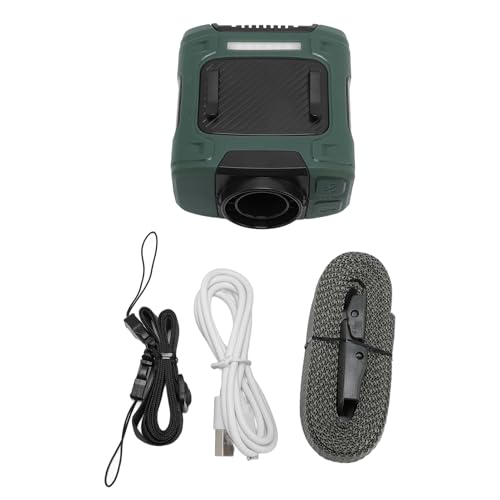 Portable Waist Fan 10000mAh Rechargeable Clip On Wearable Belt Personal Fan 3 Speeds Adjustable 50H Cooling LED Light Power Bank USB Output For Outdoor Workers Farmers Green Portable Waist Fan 10000mAh Rechargeable Clip On Wearable Belt Personal Fan 3 Speeds Adjustable 50H Cooling LED Light Power Bank USB Output For Outdoor Workers Farmers Green von Holigie