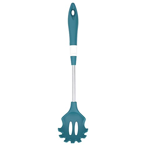 Silikonkochutensilien Edelstahl -Wärmedämmung Anti -Skalding bequemes Griff Ergonomisches Design Küchenwerkzeuge zum Kochen des Backens Grüner Set von 6 6 (Snack - grün) von Holigie