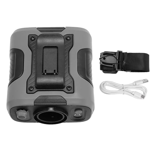 Waist Fan Clip On with LED Light 13500 RPM High Speed Brushless Motor 100 Adjustable Speeds 40H Long Lasting Battery for Outdoor Camping Hiking PC ABS Silicone Grey Waist Fan Clip On with LED Light 13500 RPM High Speed Brushless Motor 100 Adjustable Speeds 40H Long Lasting Battery for Outdoor Camping Hiking PC ABS Silicone Grey von Holigie