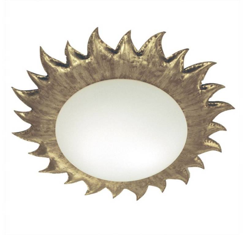 Holländer Deckenleuchte 3-flammig Sole Grande Eisen-Glas Gold Holländer Deckenleuchte 3-flammig Sole Grande Eisen-Glas Gold von Holländer