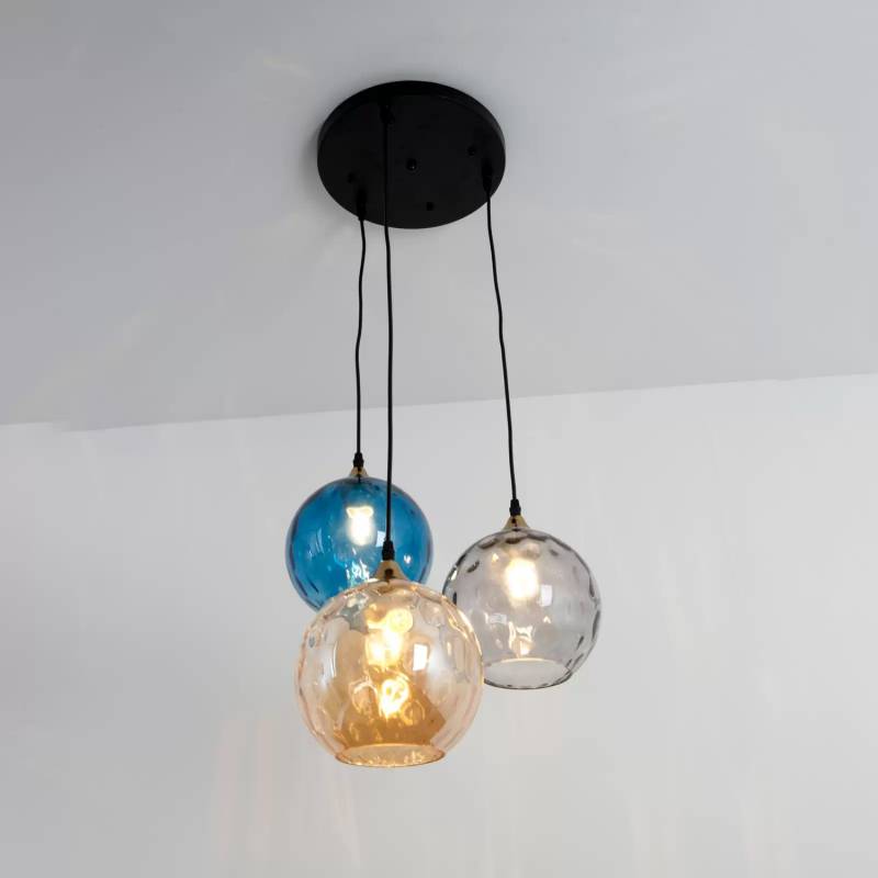 Holländer Hängeleuchte La Spezia Leuchte Lampe Deckenleuchte Hängelampe 3 Flg. B-Ware von Holländer