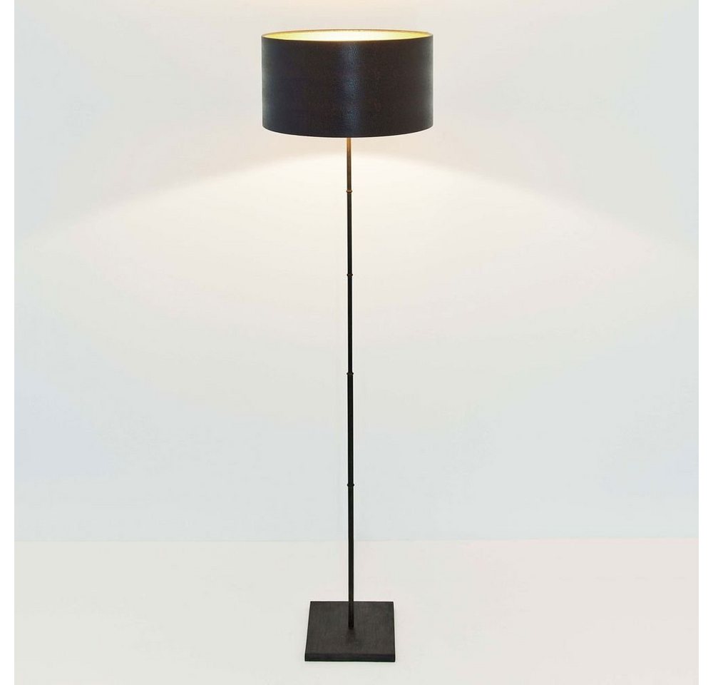 Holländer Stehlampe Bambus Eisen Braun-Schwarz braun, schwarz von Holländer