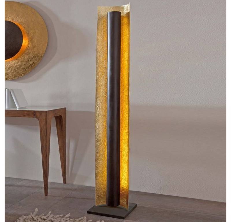 Holländer Stehlampe Utopistico Ii Eisen Gold-Braun-Schwarz von Holländer