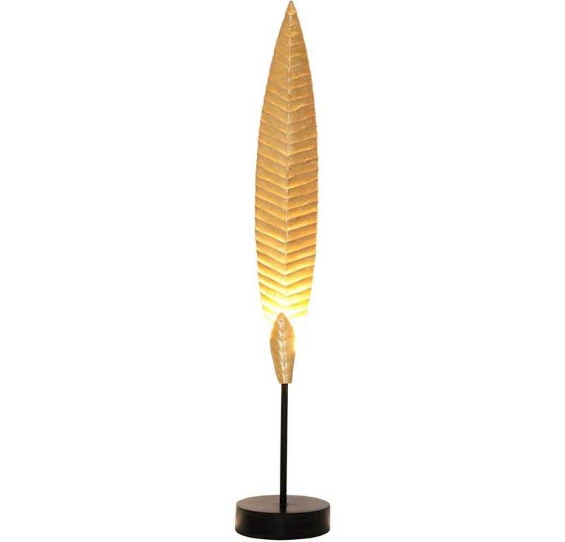 Holländer Tischleuchte Penna Eisen Gold-Braun-Schwarz Gold, Braun, Schwarz von Holländer