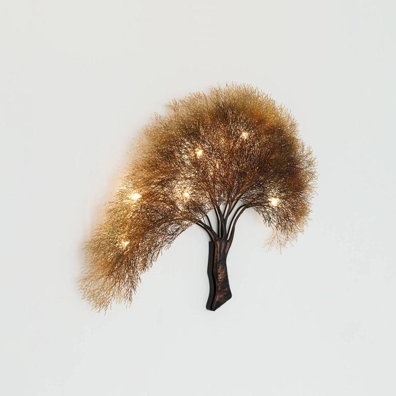 Wandleuchte Acacia im Baumdesign, dimmbar von Holländer