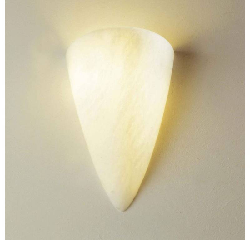 Holländer Wandleuchte Kyra Alabaster Naturweiß von Holländer