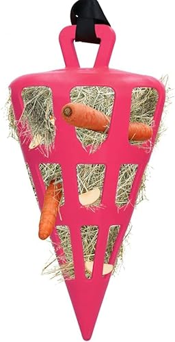 Holland Animal Care Hay Slowfeeder Fun&Flex Wurzel - Heufutterautomat für Pferde - Geeignet für Weidetiere - Gegen Stallverfall - Fördert die Gesundheit - Bis zu 1 kg Heu - Ø 22 cm - Rosa Holland Animal Care Hay Slowfeeder Fun&Flex Wurzel - Heufutterautomat für Pferde - Geeignet für Weidetiere - Gegen Stallverfall - Fördert die Gesundheit - Bis zu 1 kg Heu - Ø 22 cm - Rosa von Holland Animal Care