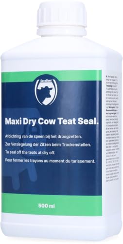 Holland Animal Care Excellent Maxi Dry Cow Zitzenversiegelung - 500 ml - Zum Versiegeln des Verschlusslochs der Zitze beim Trocknen - Polymerbasis - Bildet eine atmungsaktive Schicht Holland Animal Care Excellent Maxi Dry Cow Zitzenversiegelung - 500 ml - Zum Versiegeln des Verschlusslochs der Zitze beim Trocknen - Polymerbasis - Bildet eine atmungsaktive Schicht von Holland Animal Care
