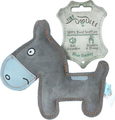 Holland Animal Care Tiny Doodles Doggy - Doodles Donkey - Hundespielzeug - Hundespielzeug mit Quietsche - Blau - 17 cm Holland Animal Care Tiny Doodles Doggy - Doodles Donkey - Hundespielzeug - Hundespielzeug mit Quietsche - Blau - 17 cm von Holland Animal Care