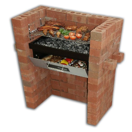 Bar-Be-Quick Original Grill & Bake - Holzkohlegrill mit Ofenfunktion, verstellbarer Grillhöhe und entfernbarer Kohlewanne Bar-Be-Quick Original Grill & Bake - Holzkohlegrill mit Ofenfunktion, verstellbarer Grillhöhe und entfernbarer Kohlewanne von Holland Plastics Original Brand