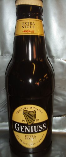 Holland Plastics Neuheit Plastik Spardose, Sparbüchse. 'GENIUSS' Flasche. 60 cm hoch! von Holland Plastics