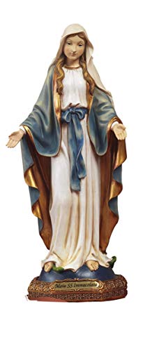 Statue der Maria Madonna der Unbefleckten 23 cm aus Harz von Paben Religious Articles von PABEN