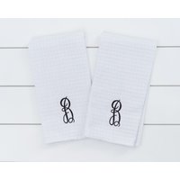 Küchenhandtücher Mit Monogramm // Personalisiertes Küchentuch-Set Küchenhandtücher Mit Monogramm // Personalisiertes Küchentuch-Set von HollandHartDesigns