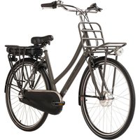 E-Citybike Damen Carry on 28'' E-Bike grau 250 Watt Li-Ion 36V/13 Ah 3 Gänge von Hollandia