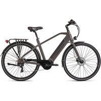Hollandia Alu E-Cityrad Mantova Mantova 28'' 28 Zoll Rahmenhöhe 52 cm 7 Gänge grau grau ca. 250 W ca. 36 V ca. 28 Zoll von Hollandia