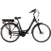 Hollandia City E-Bike E-Active KS198E 28 Zoll Rahmenhöhe 50 cm 6 Gänge schwarz schwarz ca. 250 W ca. 36 V ca. 28 Zoll von Hollandia