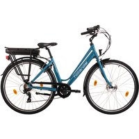 Hollandia City E-Bike Optima Basic KS188E 28 Zoll Rahmenhöhe 44 cm 7 Gänge türkis türkis ca. 250 W ca. 36 V ca. 28 Zoll von Hollandia