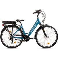 Hollandia E-Bike City Damen »Optima Basic«, RH: 28 cm, 7-Gang - blau von Hollandia