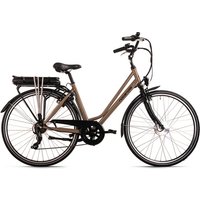 Hollandia E-Bike City Damen »Optima Basic«, RH: 28 cm, 7-Gang - grau von Hollandia