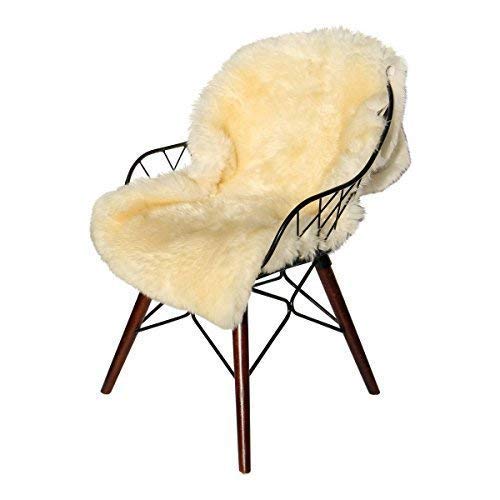 Schaffell Lammfell Merino Fell Naturfell Creme ökologisch gegerbt Größe 90-100 von Hollert Naturfelle