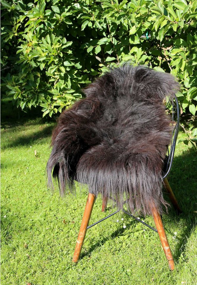 Hollert Fellteppich, Tierform, Lammfell Heidschnucke Braun von Hollert