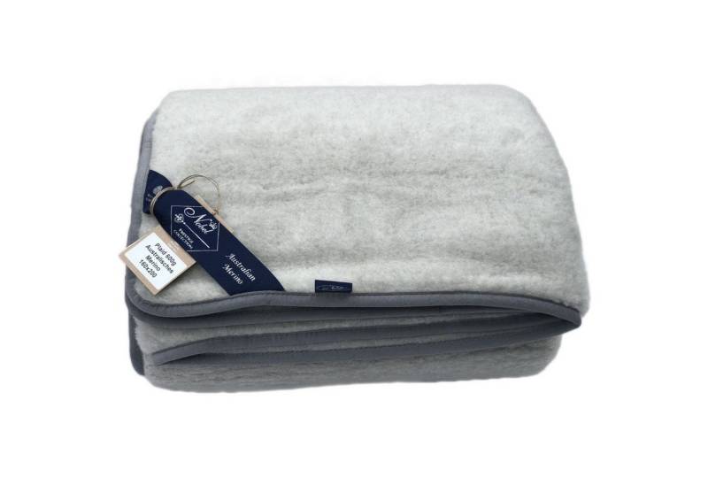 Wohndecke Wolldecke australisches Merino Prestige Kuscheldecke, Hollert von Hollert