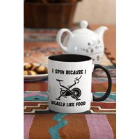 Humorvolle Spin-Klassen-Tasse, Ich Spinne, Weil Essen Wirklich Mag, Lustiges Spin-Klassengeschenk, Radsportklasse-Tasse, Spin-Instruktor-Geschenk Humorvolle Spin-Klassen-Tasse, Ich Spinne, Weil Essen Wirklich Mag, Lustiges Spin-Klassengeschenk, Radsportklasse-Tasse, Spin-Instruktor-Geschenk von HolleyGirlDesigns