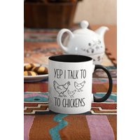 Lustige Hühner Mama Tasse, Yep Ich Spreche Mit Hühner, Lustiges Bauern Geschenk, Liebe Humorvolles Huhn Putsch Spaß Landwirtschaft Frau Geschenk Lustige Hühner Mama Tasse, Yep Ich Spreche Mit Hühner, Lustiges Bauern Geschenk, Liebe Humorvolles Huhn Putsch Spaß Landwirtschaft Frau Geschenk von HolleyGirlDesigns