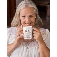 Lustige Tasse Für Mimi, Lustiges Mimi Geschenk, Wie Eine Großmutter, Aber Viel Cooler, Baby Offenbaren Geschenk Wieder Albernes Geschlecht von HolleyGirlDesigns