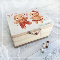 Geschenkbox | Erinnerungskiste Weihnachten Verpackung Geschenkverpackung Personalisiertes Geschenk Aufbewahrung Lebkuchen Geschenkbox | Erinnerungskiste Weihnachten Verpackung Geschenkverpackung Personalisiertes Geschenk Aufbewahrung Lebkuchen von HolliWoodKids