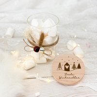 Vorratsglas Weihnachten Mit Holzdeckel Aus Buchenholz, Hochwertige Gravur, Weihnachtlich Verziert, Perfektes Geschenk Zur Adventszeit Vorratsglas Weihnachten Mit Holzdeckel Aus Buchenholz, Hochwertige Gravur, Weihnachtlich Verziert, Perfektes Geschenk Zur Adventszeit von HolliWoodKids