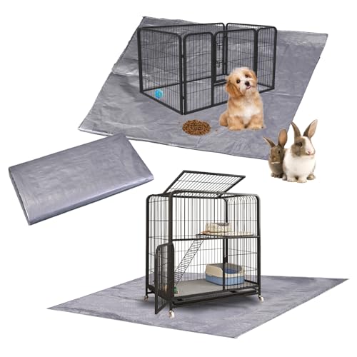 Meerschweinchen, Kaninchen, Katzenkäfig, 150 cm L x 150 cm B, wasserdichte und waschbare Planenbasis für Meerschweinchen, Igel, Hasen, Kaninchen, Katzenkäfig, S1 Meerschweinchen, Kaninchen, Katzenkäfig, 150 cm L x 150 cm B, wasserdichte und waschbare Planenbasis für Meerschweinchen, Igel, Hasen, Kaninchen, Katzenkäfig, S1 von Hollima