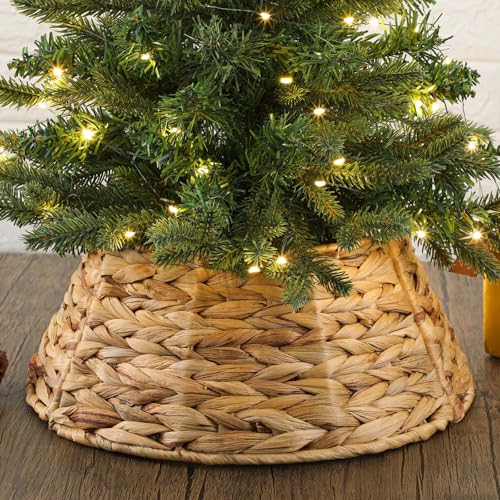 Hollowfly Mini Weihnachtsbaumkragen 13 Zoll Rustikaler Boho Baumrock Rustikaler Bauernhaus Weihnachtsbaum Ständer Basis Abdeckung Boho Weihnachtsbaum Ring für Weihnachtsbaumschmuck Hollowfly Mini Weihnachtsbaumkragen 13 Zoll Rustikaler Boho Baumrock Rustikaler Bauernhaus Weihnachtsbaum Ständer Basis Abdeckung Boho Weihnachtsbaum Ring für Weihnachtsbaumschmuck von Hollowfly