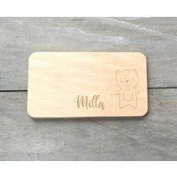 Frühstücksbrettchen Bär Mit Namen Frühstücksbrettchen Bär Mit Namen von HollyandPaul