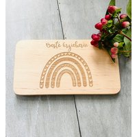 Frühstücksbrettchen Regenbogen Beste Erzieherin Frühstücksbrettchen Regenbogen Beste Erzieherin von HollyandPaul