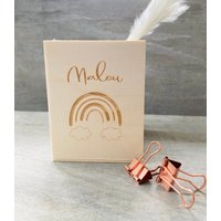 stiftebecher Graviert Personalisiert Regenbogen von HollyandPaul