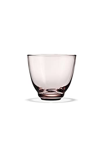 Holmegaard Wasserglas 35 cl Flow aus mundgeblasenem Glas für Getränke, rosa von Holmegaard