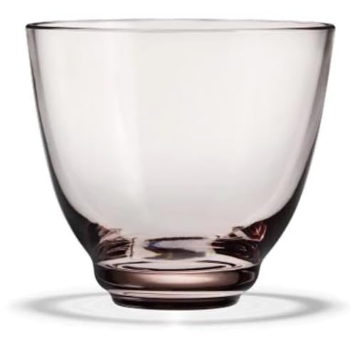 Holmegaard Wasserglas 35 cl Flow aus mundgeblasenem Glas für Getränke, rosa von Holmegaard