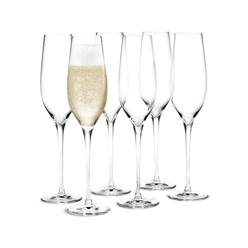 Holmegaard Cabernet Champagnerglas, 29 cl, 6 Stück von Holmegaard