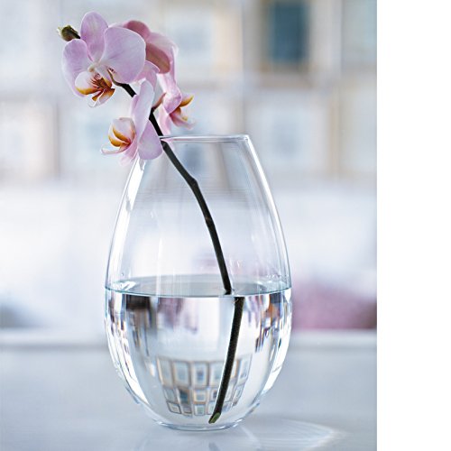 Holmegaard Vase H20.5 cm Cocoon Originaldesign aus mundgeblasenem Glas, klar von Holmegaard