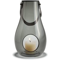 Holmegaard - Design with light Laterne H 29 cm, smoke von Holmegaard