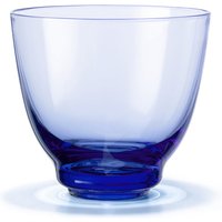 Holmegaard - Flow Wasserglas 35 cl, dunkelblau von Holmegaard