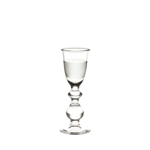 Holmegaard Schnapsglas 4 cl Charlotte Amalie aus mundgeblasenem Glas, klar von Holmegaard